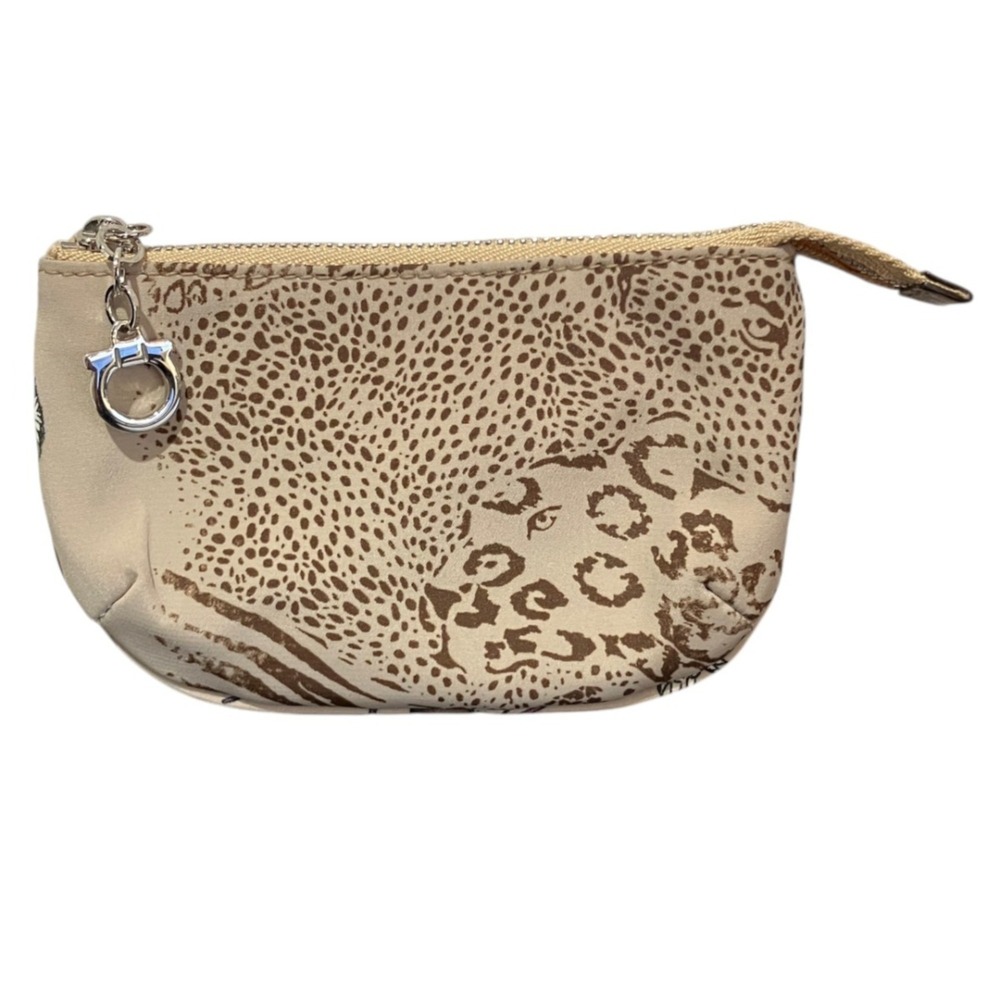 Salvatore Ferragamo handbag/pouch, nylon.